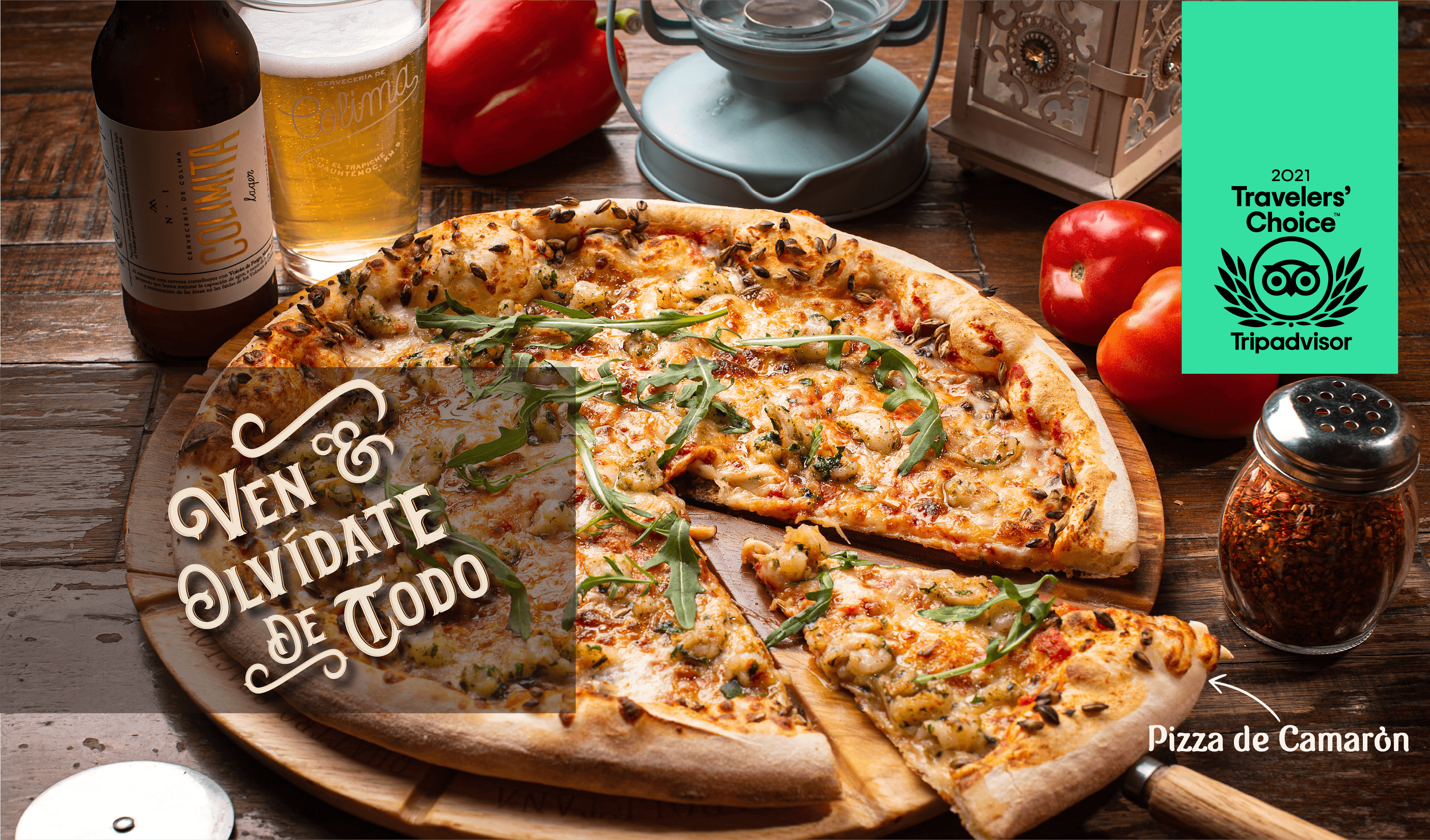 Pizza de Camarón